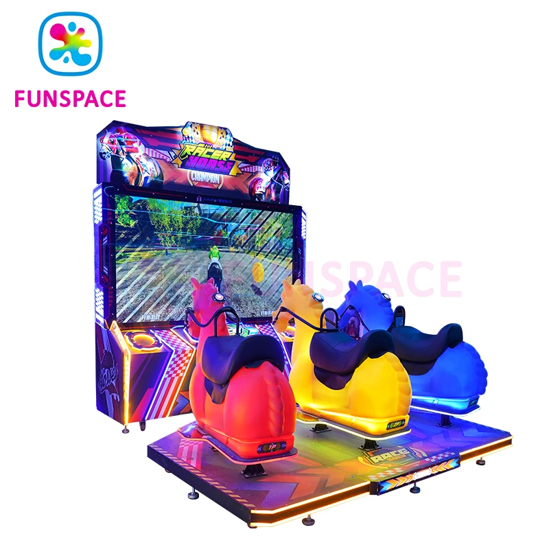 Racer Horse 3 Players Horse Racing Amusement Game Machine high quality