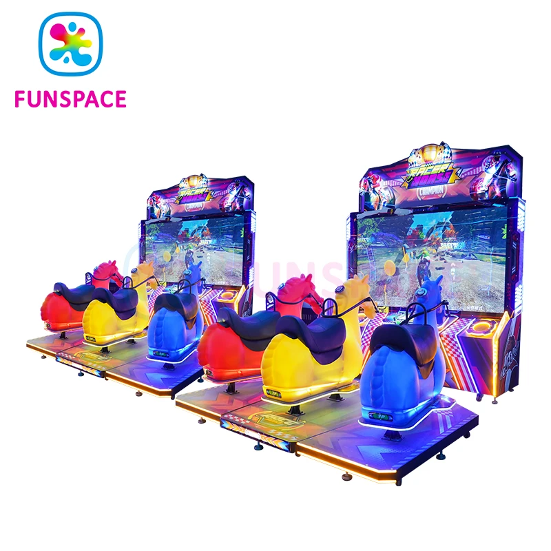 Racer Horse 3 Players Horse Racing Amusement Game Machine suppliers