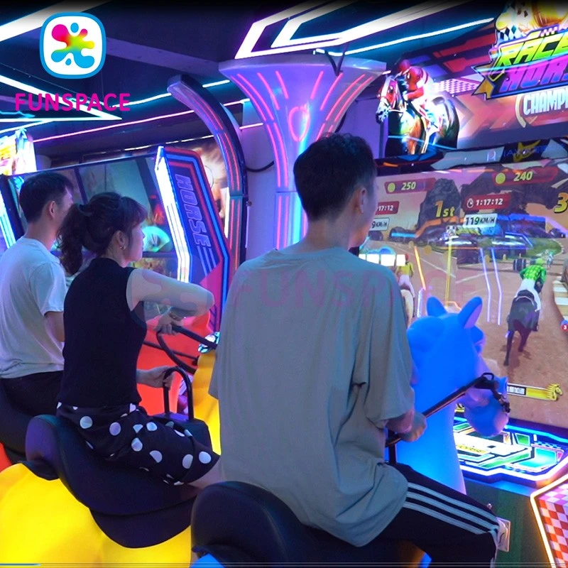 Racer Horse 3 Players Horse Racing Amusement Game Machine best