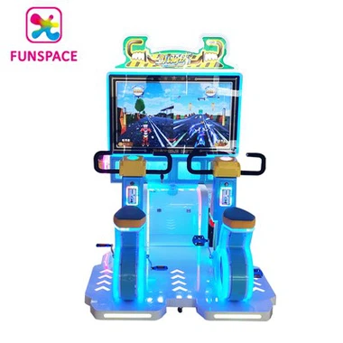 Myntoperert innendørs sykkelspillmaskin